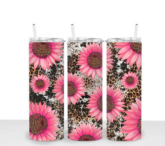 Pink Sunflower - Sublimation Transfer
