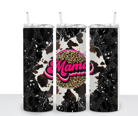 Mama black leopard and cowhide - Sublimation Transfer