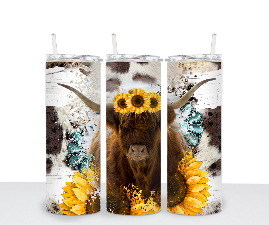 Sunflower Cow - Sublimation Transfer