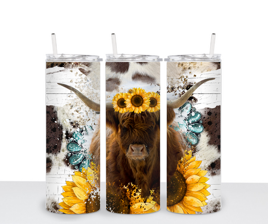Sunflower Cow - Sublimation Transfer